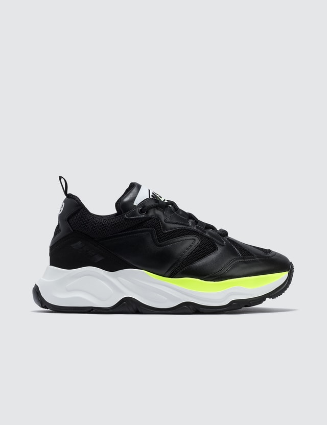 neon chunky sneakers