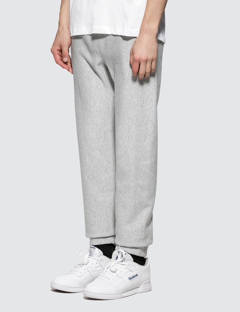 champion reverse weave elastic cuff pants