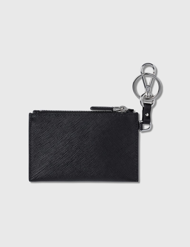 prada keychain card holder