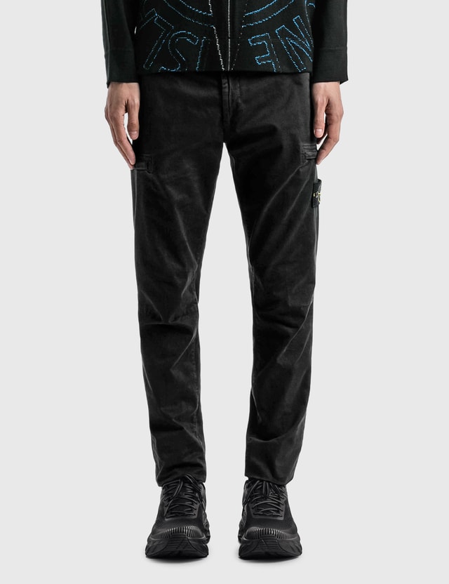 black stone island pants