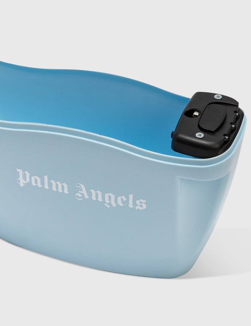 palm angels padlock bag blue