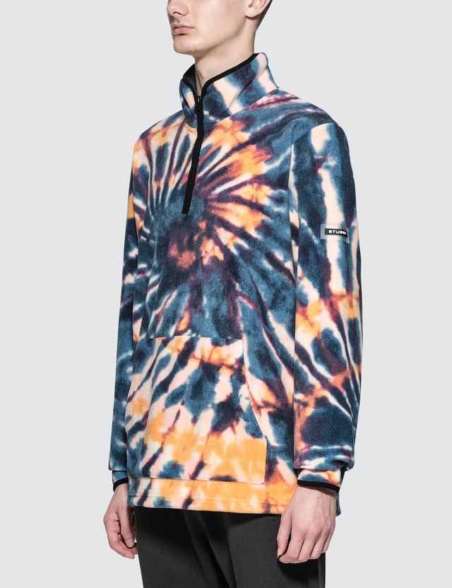 Download Stussy - Tie Dye Polar Fleece Mock | HBX