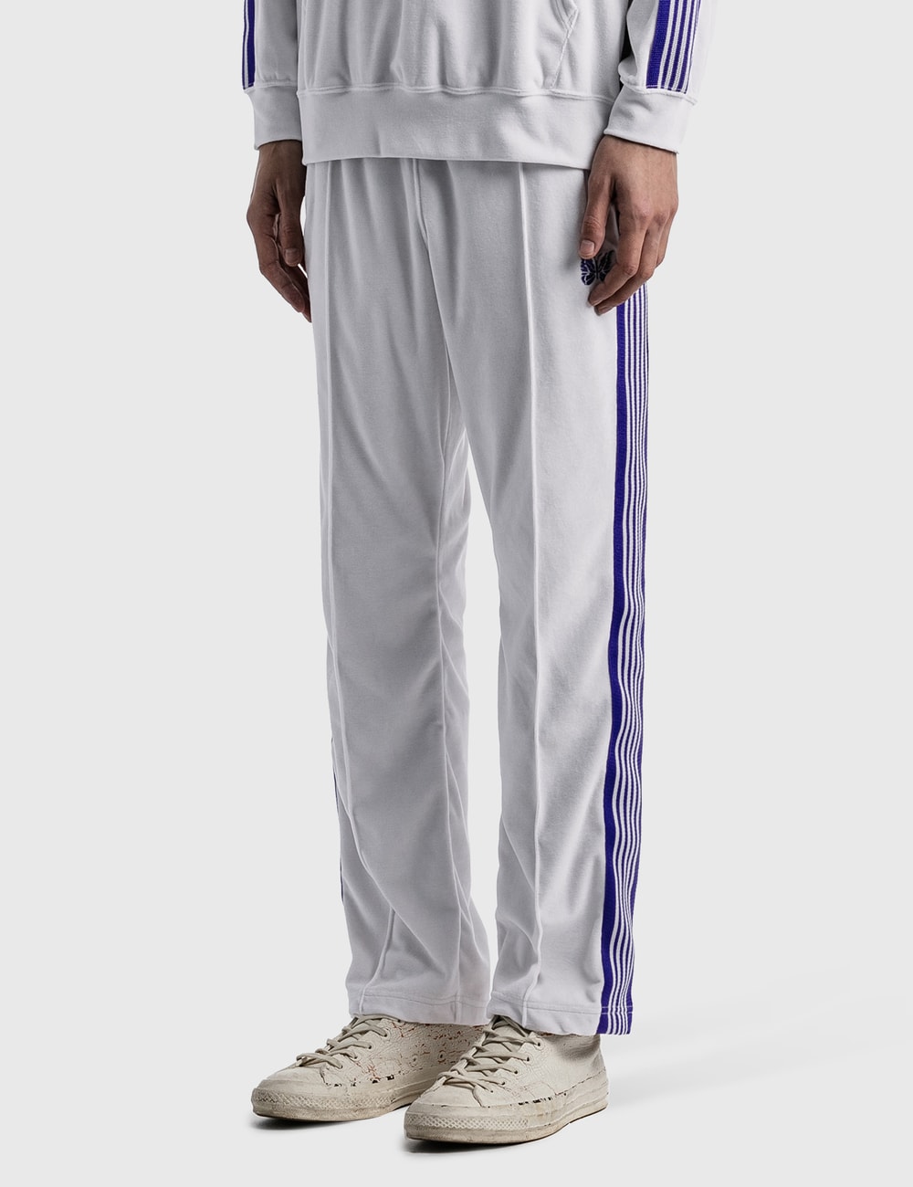 Needles - C/PE Velour Narrow Track Pants | HBX