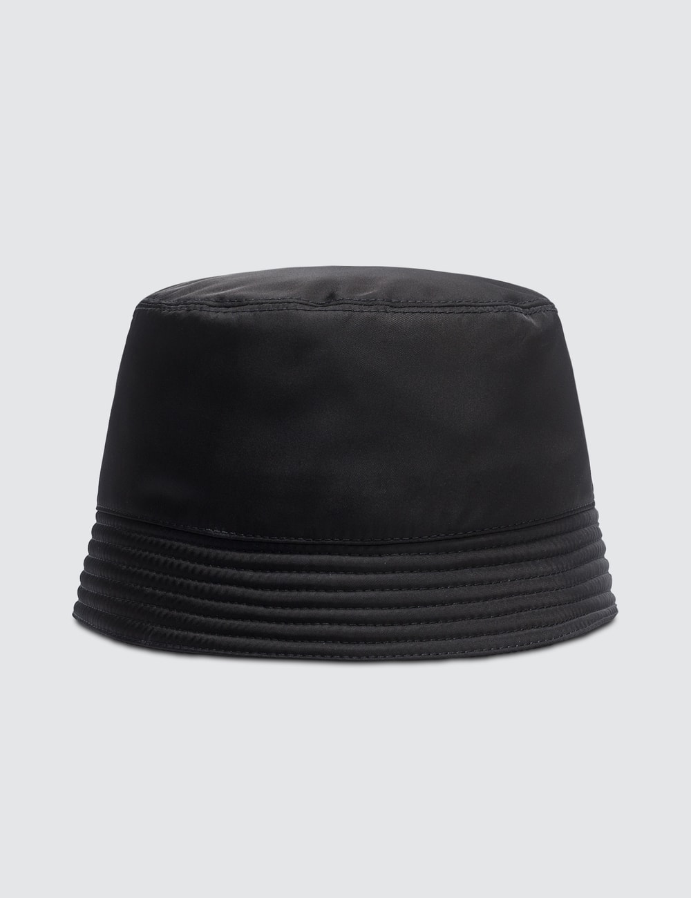 prada nylon bucket hat black