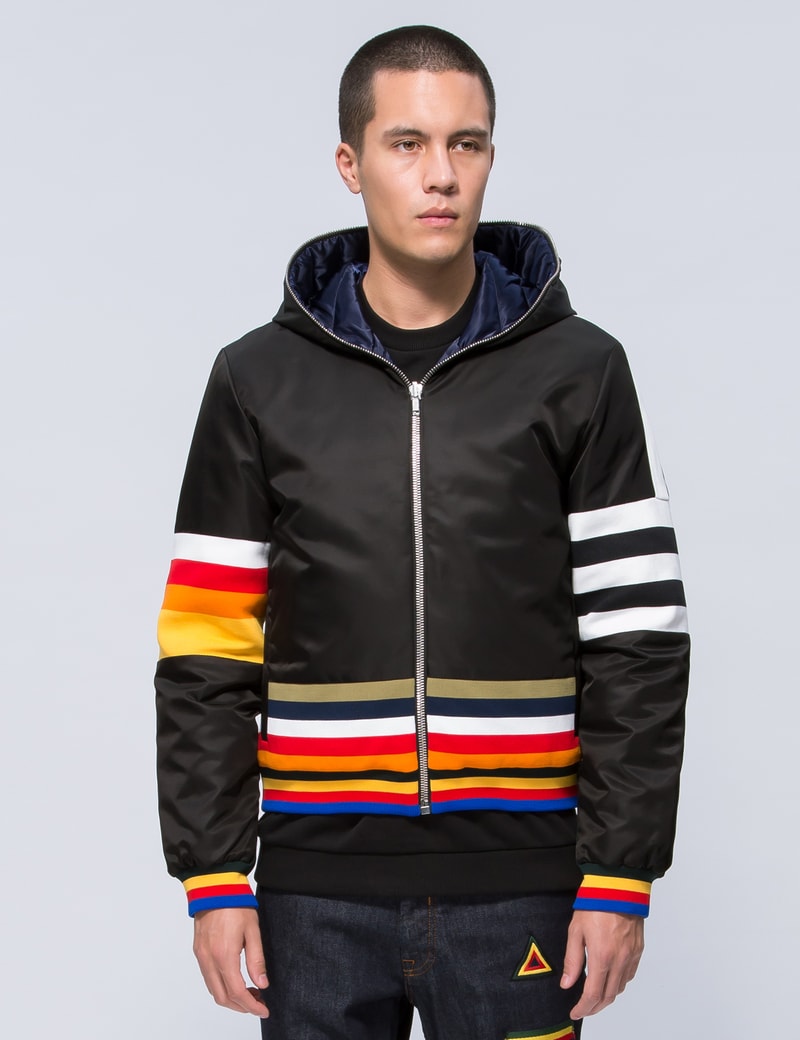 ICEBERG Multi Stripe Reversible Down Jacket HBX