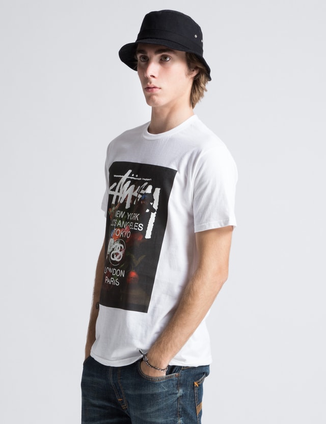 stussy white t shirts