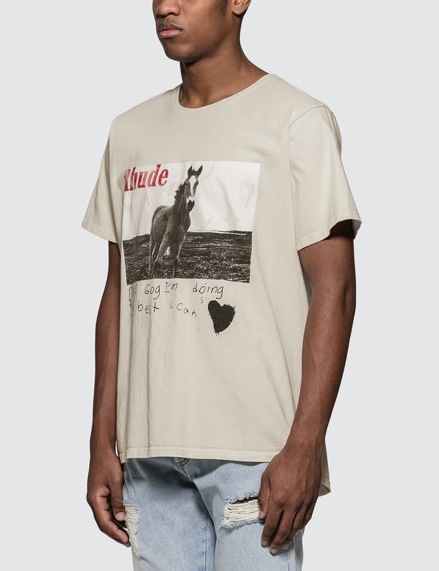 rhude t shirt sizing