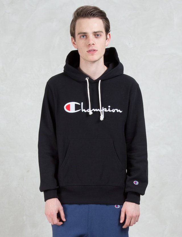 champion reverse weave script logo sweatpant