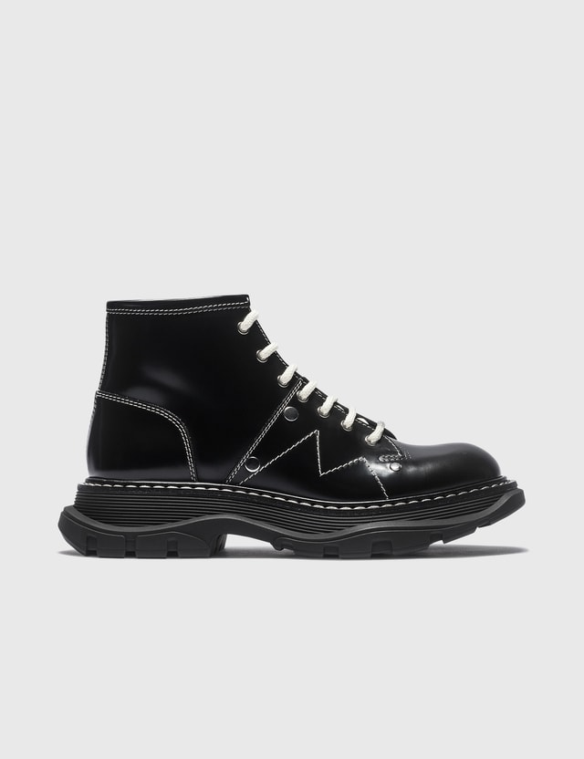 alexander mcqueen lace up boot