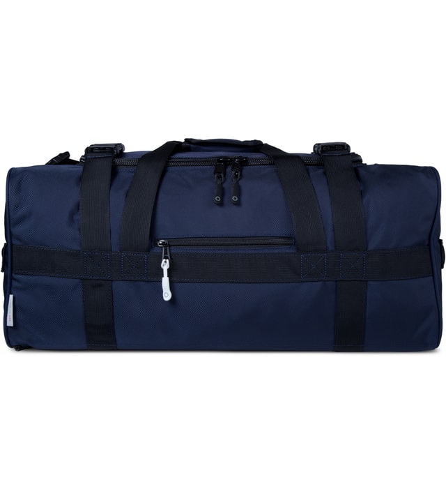 navy blue weekender bag