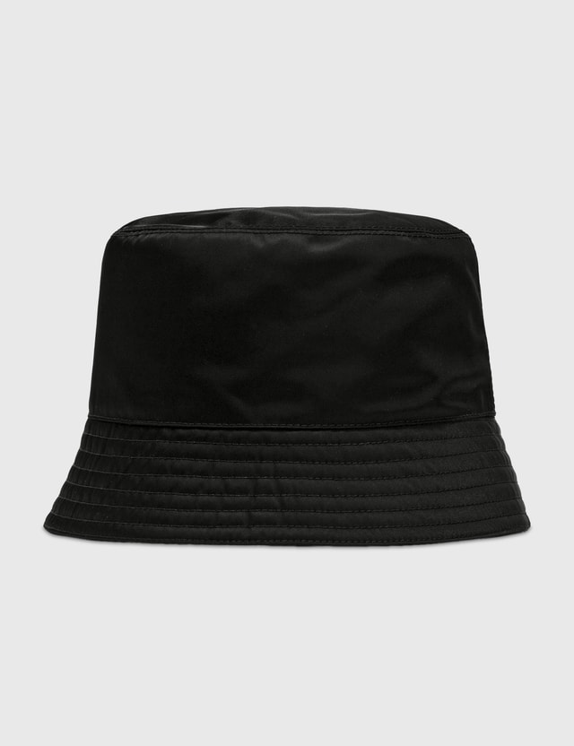 prada nylon bucket hat black