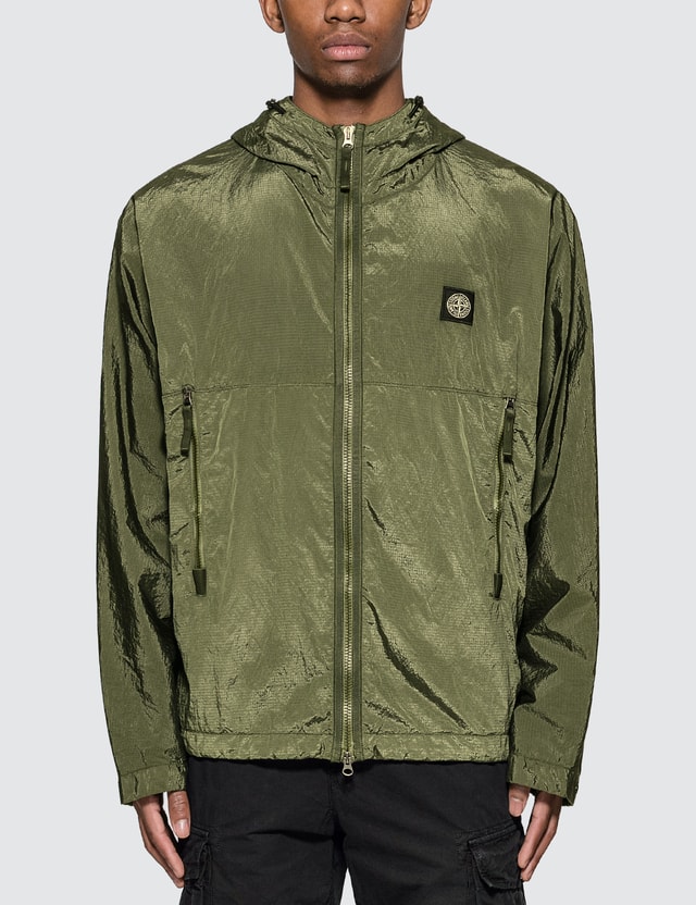 stone island nylon metal jacket grey