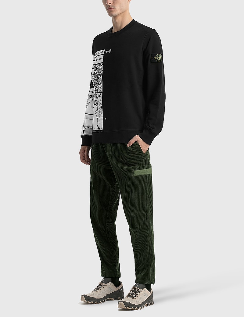 stone island mural sweatshirt