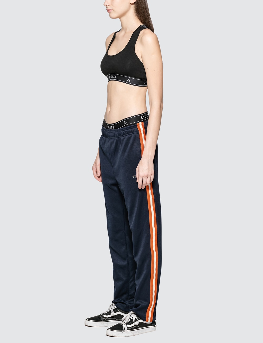 stussy poly track pants