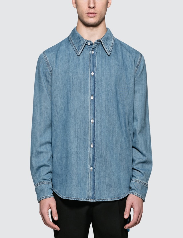 Calvin Klein 205W39NYC - Cotton Denim Shirt | HBX
