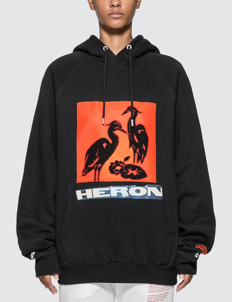Off white heron hoodie Clearance