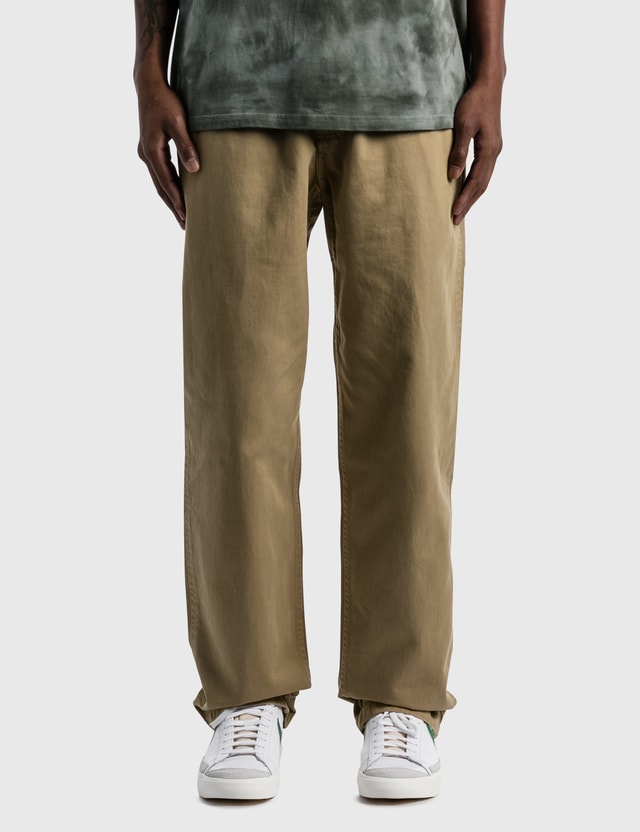 gramicci pants khaki grey