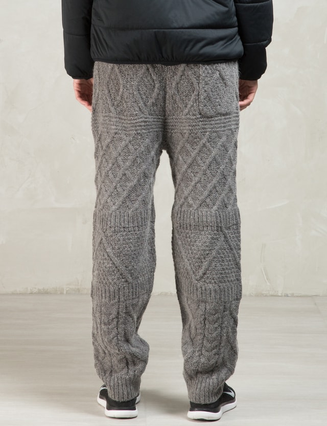 Snow Peak Grey Wool Knit Pants HBX