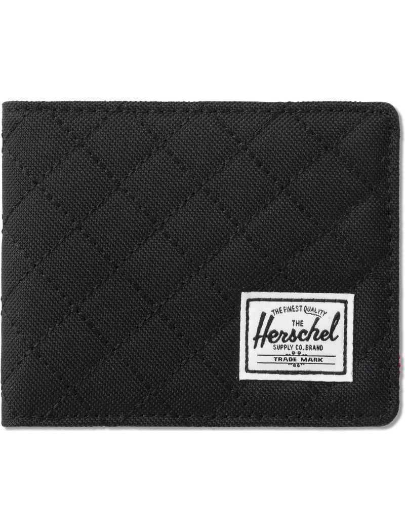 Herschel Supply Co. Black Quilted Hank Wallet HBX