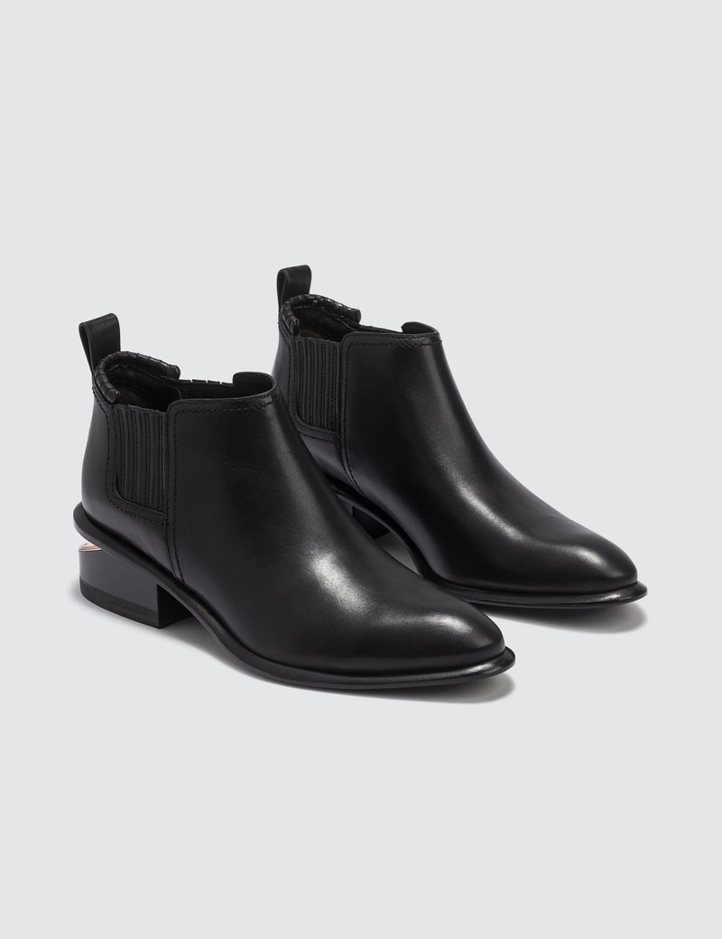 kori bootie with rose gold