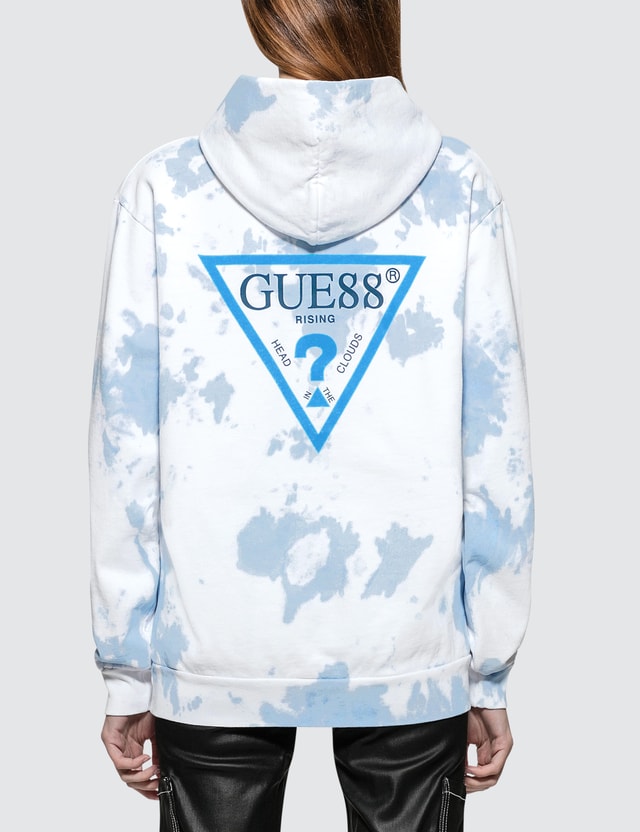 tie dye guess hoodie