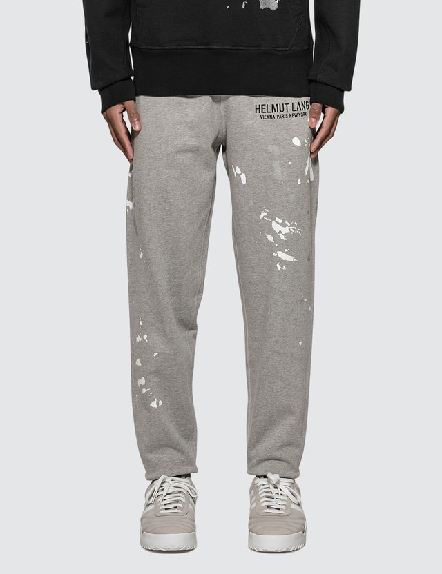 helmut lang logo sweatpants