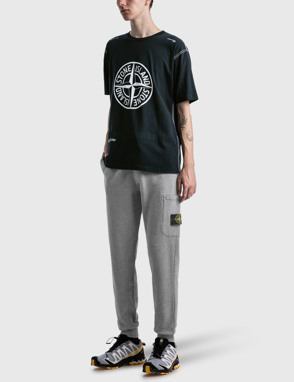 stone island sweatpants schwarz