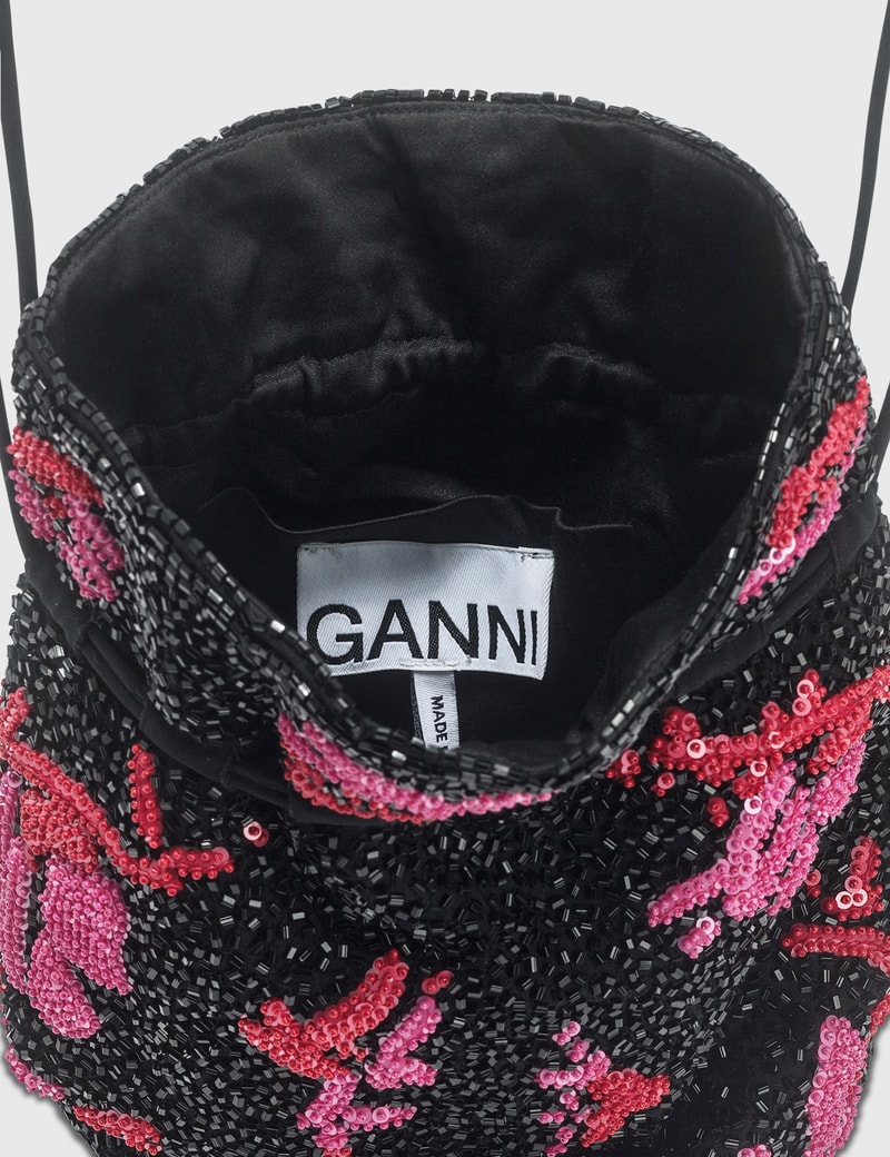 ganni orange bag