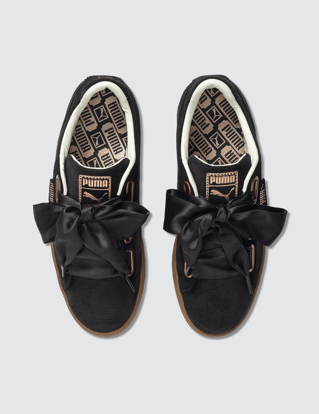 puma basket heart corduroy