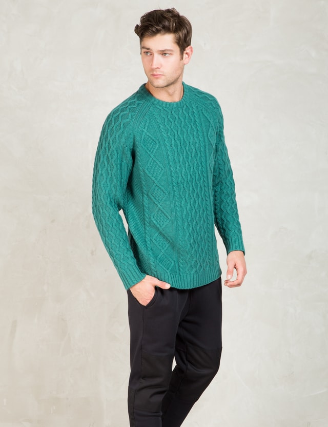 stussy double cable sweater