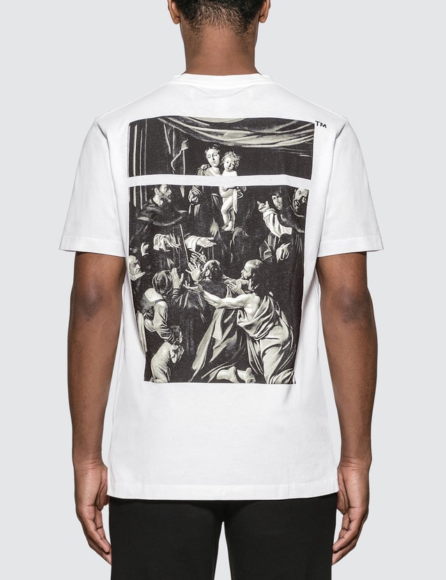 off white caravaggio square tee
