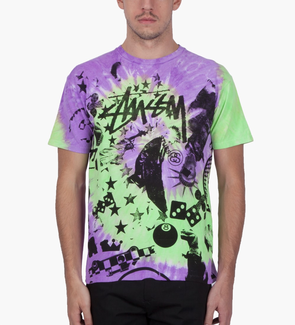 stussy purple t shirt