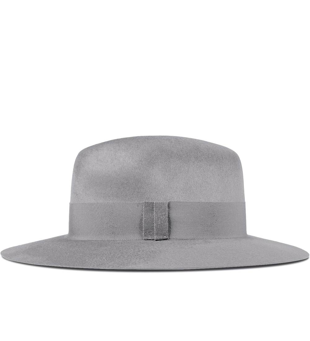 Larose Light Grey Fedora Without Lining for Summer Hat HBX