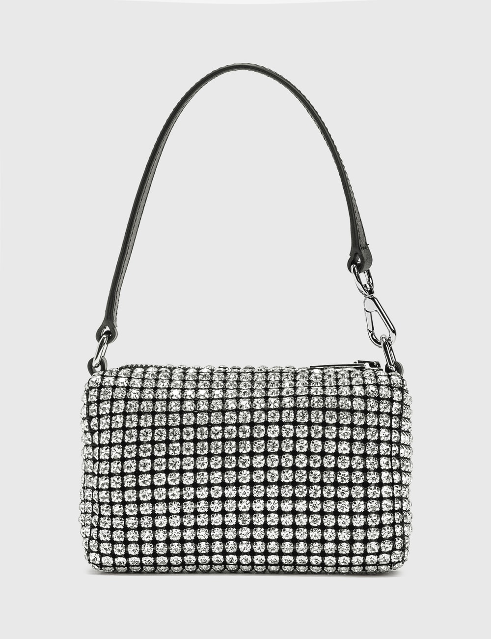 alexander wang wangloc rhinestone pouch