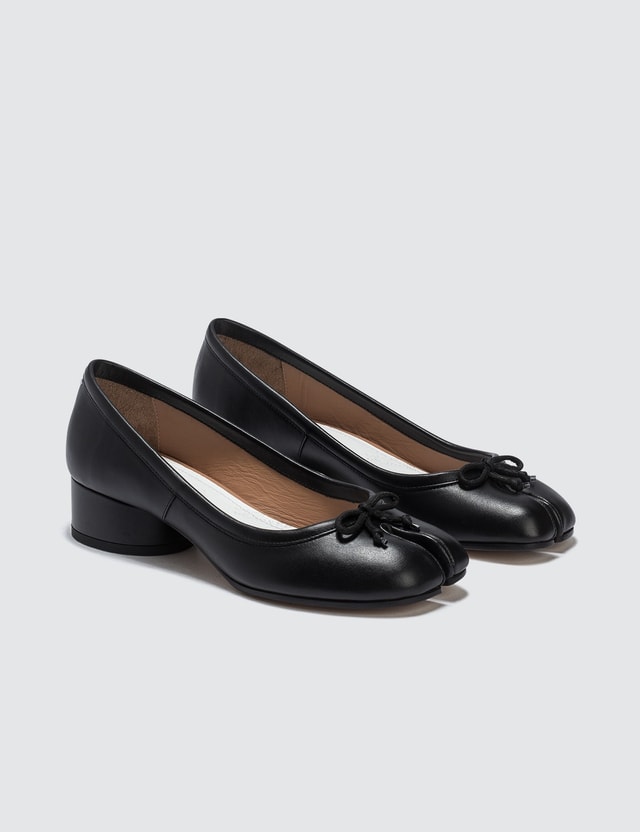 Maison Margiela - Tabi Leather Ballerina Pumps | HBX