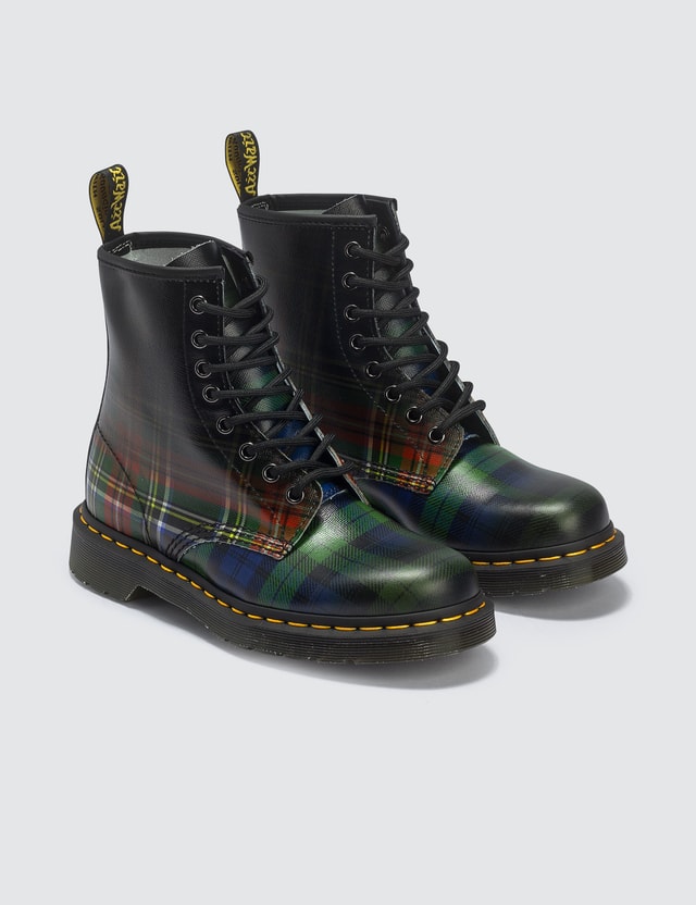 dr martens tartan canvas