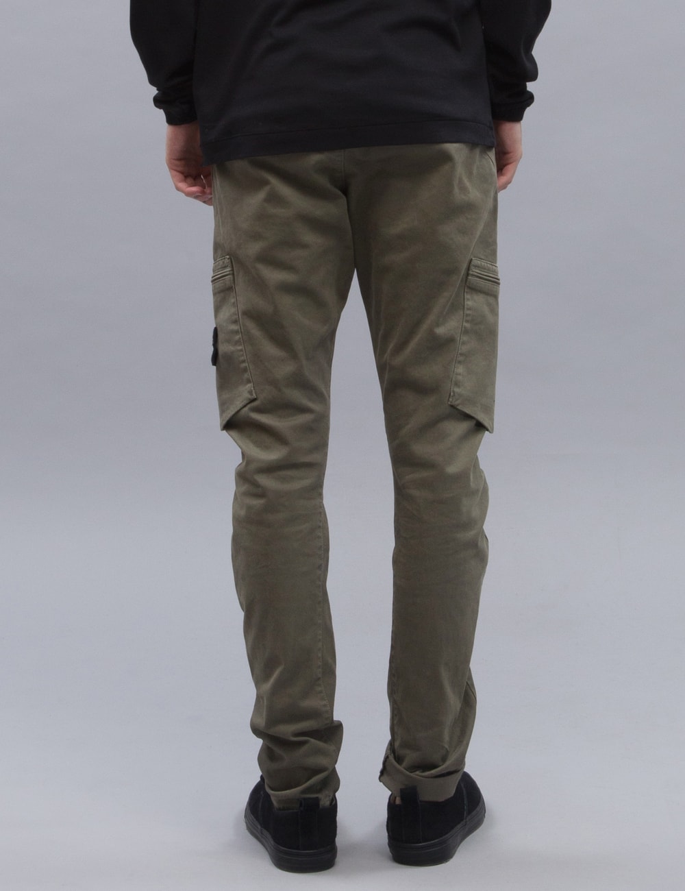 stone island tapered cargo pants