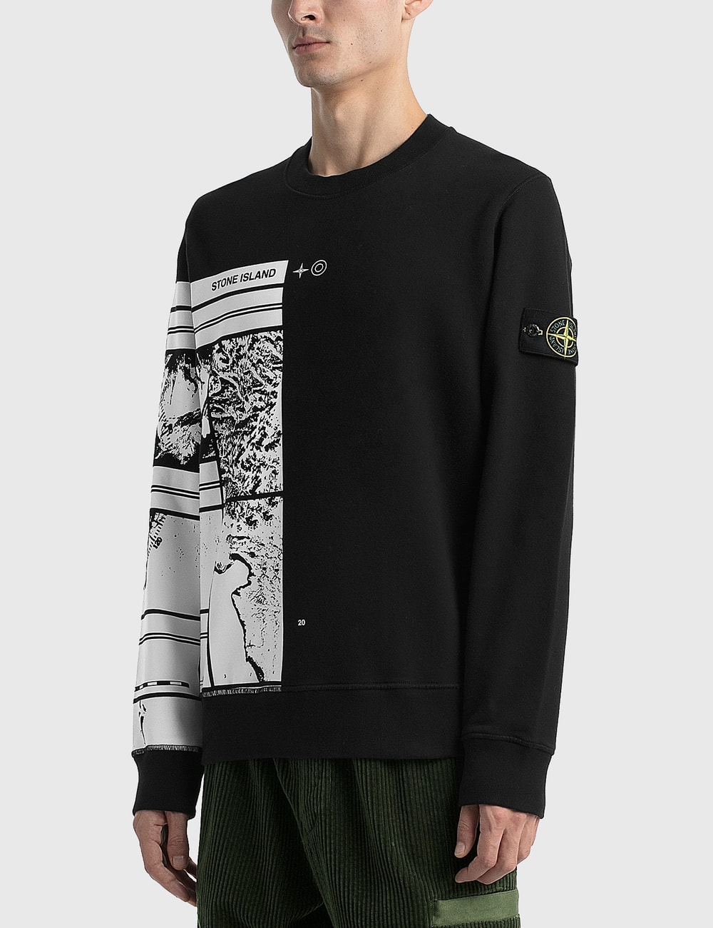 stone island mural sweatshirt