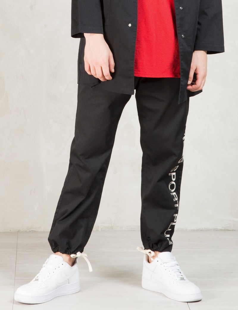 VFILES SPORT PLUS Black Karate Pants HBX