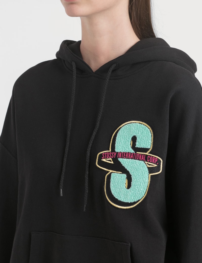 stussy collegiate applique sweatshirt