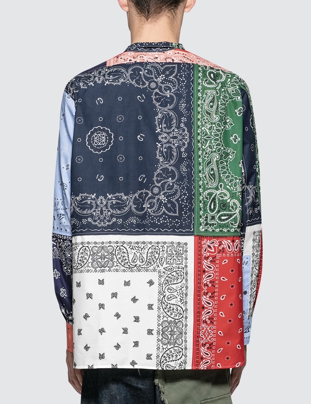 loewe patchwork shirt