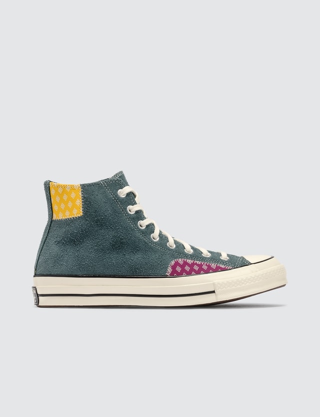 leather patchwork chuck 70 high top