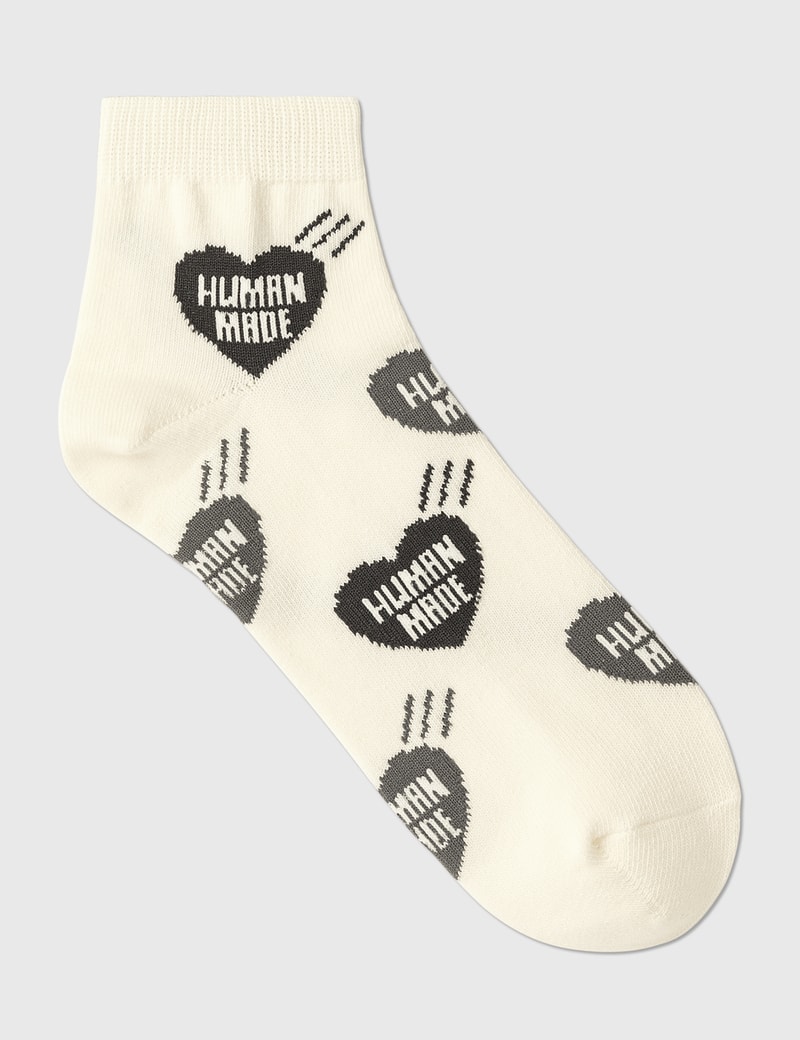 Human Made Short Heart Pattern Socks 1 HBX