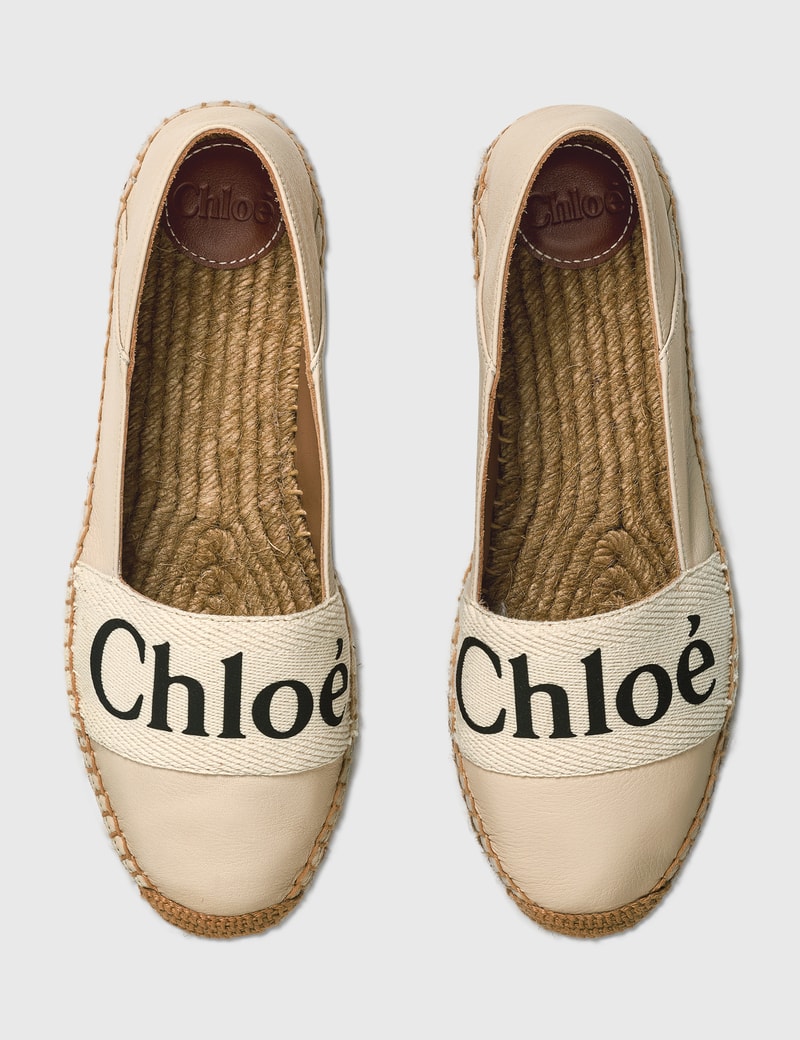 chloe leather espadrilles
