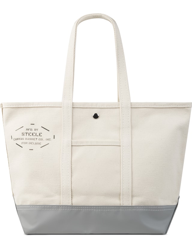 DELUXE White "Deluxe x Steele Canvas Basket" Tote Bag HBX