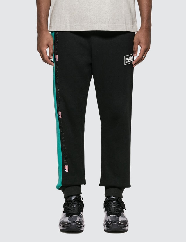 block color sweatpants