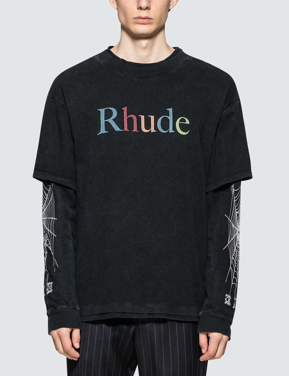 rhude t shirt sizing