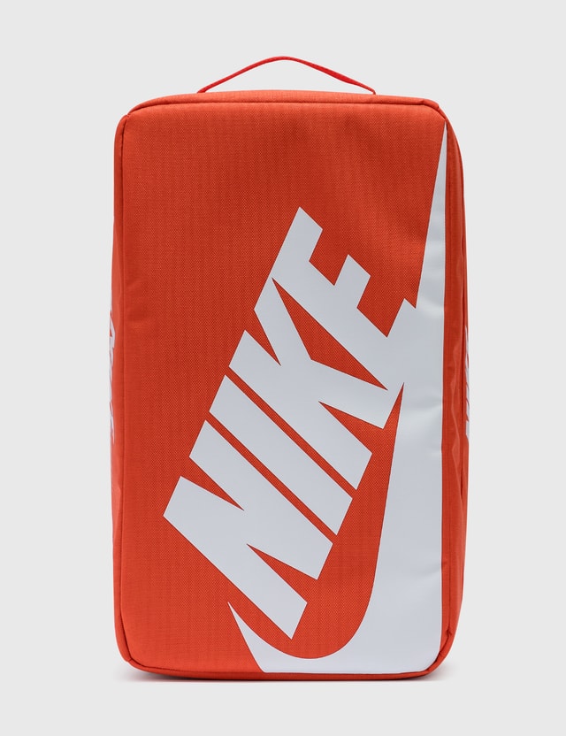 nike orange shoe box bag