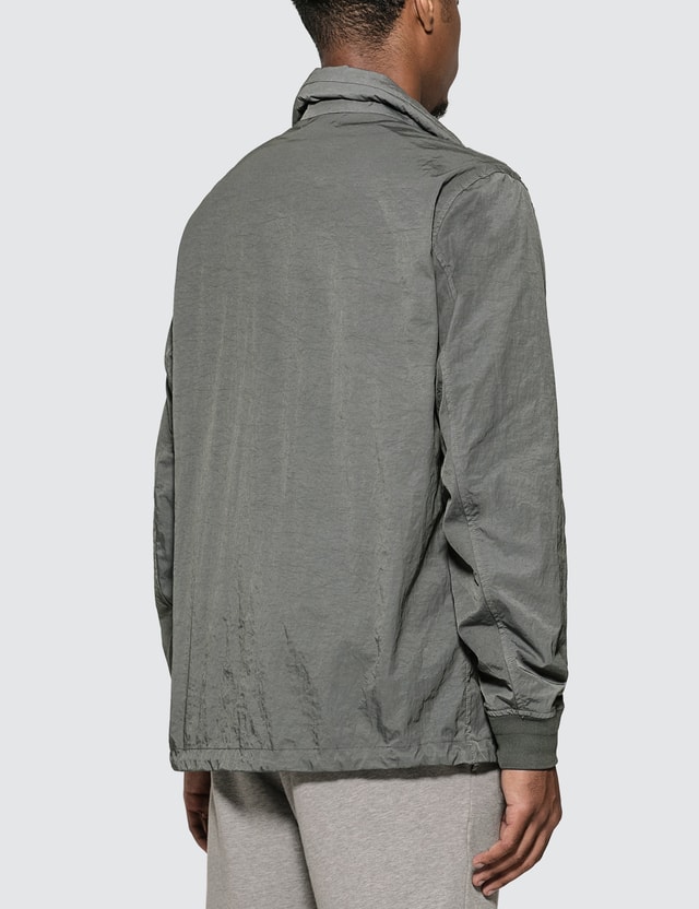 Cotton Twill Tie Front Jacket - Stone