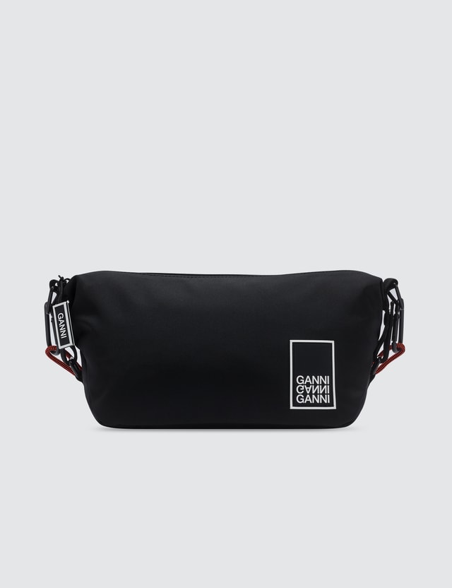 Ganni Tech Fabric Crossbody Bag HBX